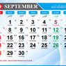 Kalender September 2025: Daftar Hari Libur dan Perayaan Maulid Nabi