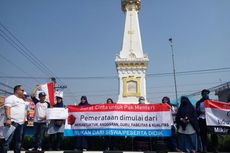 Warga Gelar Aksi di Tugu Jogja, Minta Jalur Prestasi PPDB DIY Ditambah