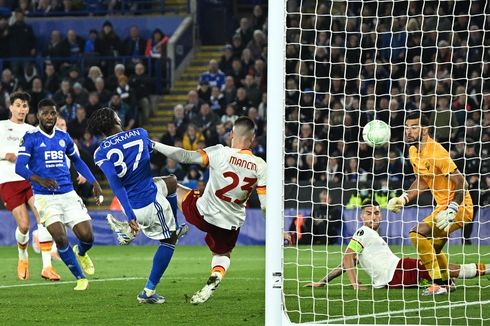 Leicester Vs Roma: Gol Bunuh Diri Mancini Selamatkan The Foxes dari Kekalahan