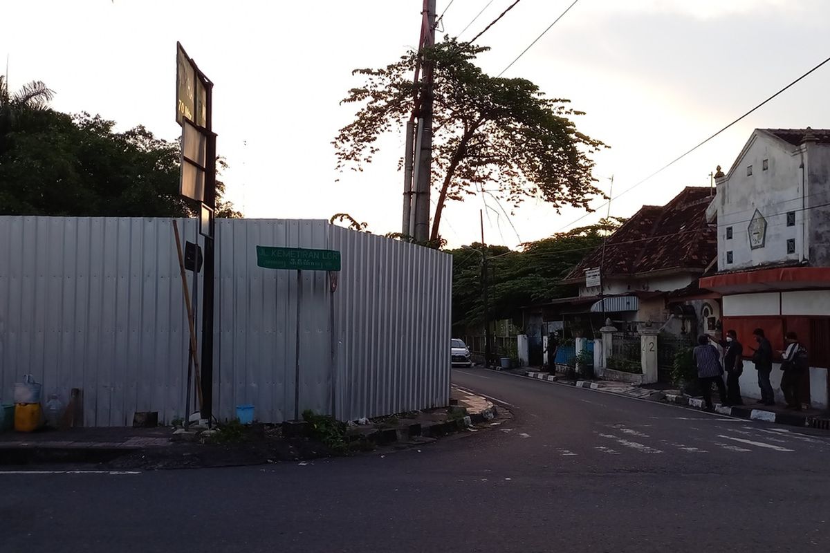 Lokasi lahan yang akan digunakan pembangunan apartemen Royal Kedhaton, Jumat (3/6/2022)