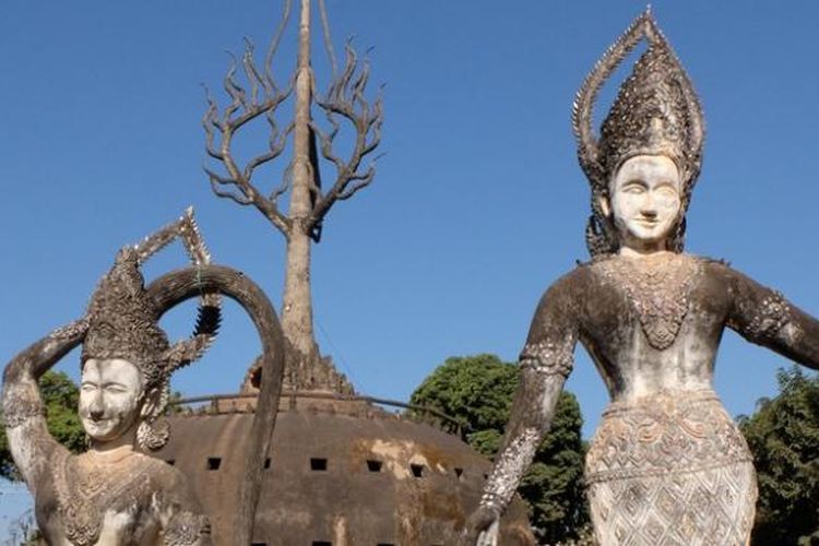 Budha park di Laos.