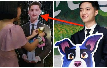 Standee D.O EXO jadi prom date EXO-L di Filipina.