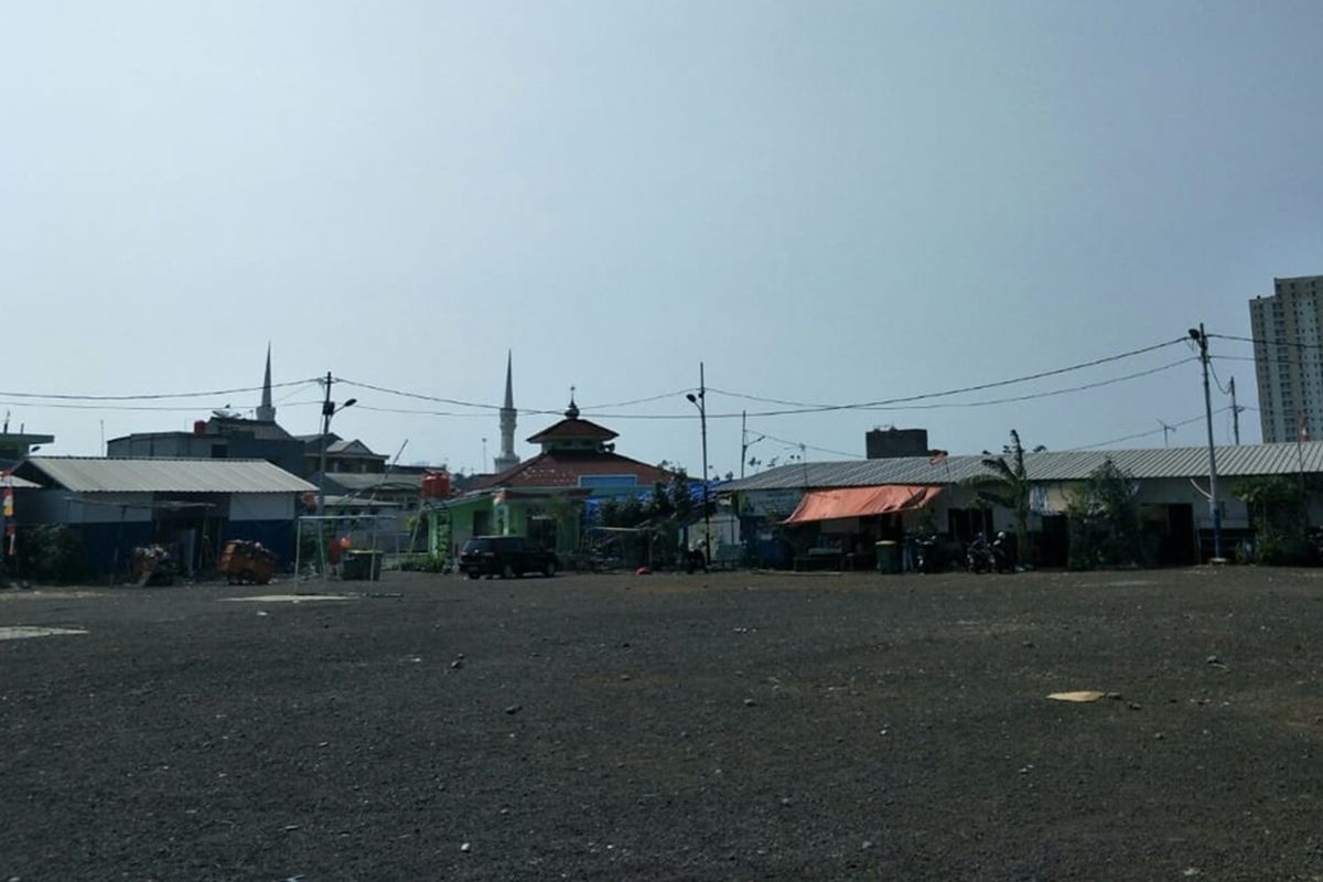 Kondisi Kampung Akuarium, Penjaringan, Jakarta Utara, Rabu (9/10/2019).