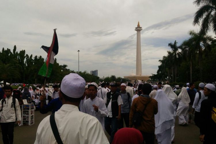 Reuni Akbar Alumni 212 di Monas, Sabtu (2/12/2017).