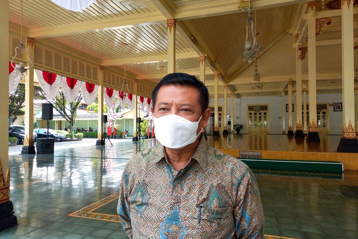 Sekda DIY Kadarmanta Baskara Aji saat ditemui di Kompleks Kepatihan, Senin (15/8/2022)