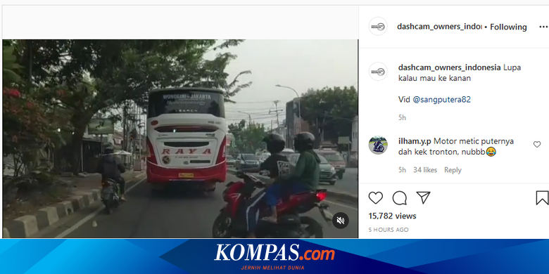 Mengapa Masih Ada Pengendara Motor yang Melebar Saat Putar Balik? - Kompas.com - Otomotif Kompas.com
