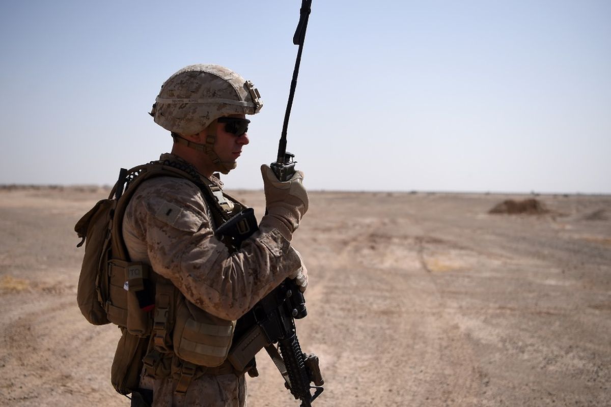 Personel tentara AS di Afghanistan.