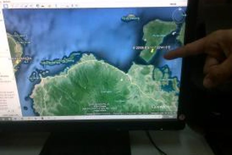 Lokasi terkahir pesawat latih hilang kontak di Sumbawa, Nusa Tenggara Barat (NTB). 