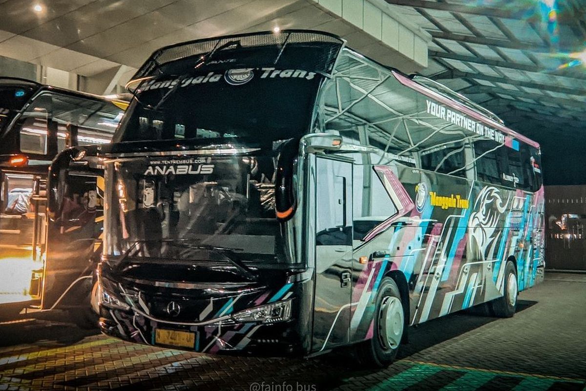 Bus baru PO Manggala Trans