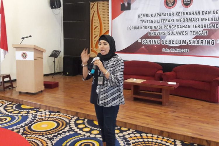 Vokasi UI bersama BNPT dan FKPT Sulteng menggelar  ?Saring Sebelum Sharing, Pencegahan Terorisme Berbasis Akurasi Informasi di Palu Sulawesi Tengah (16/5/2019).