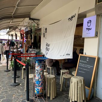 Sepi antrean di Toko Kopi Tuku Blok M, Jakarta Selatan, selama bulan puasa, Rabu (25/2/2026).
