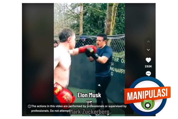 Manipulasi, video deepfake pertarungan Elon Musk vs Mark Zuckerberg