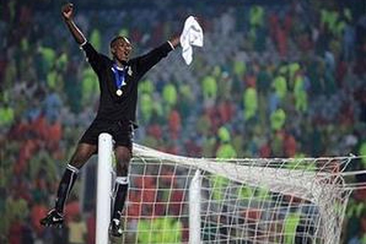 Kiper Ghana, Daniel AGyei, menjadi salah satu penentu sukses timnya juara Piala Dunia U-20.