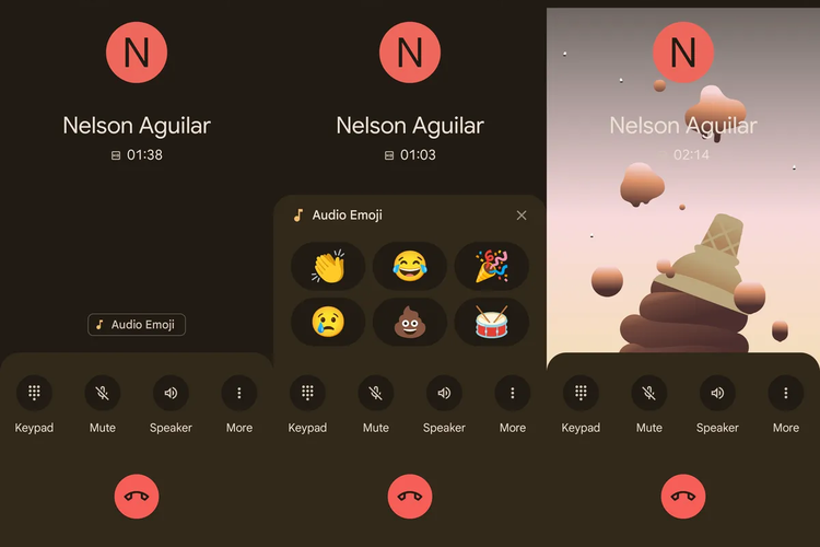 Google merilis fitur Audio Emoji di aplikasi telepon Phone by Google. Salah satunya ada tombol kentut untuk memberikan animasi dan efek suara kentut ketika teleponan.