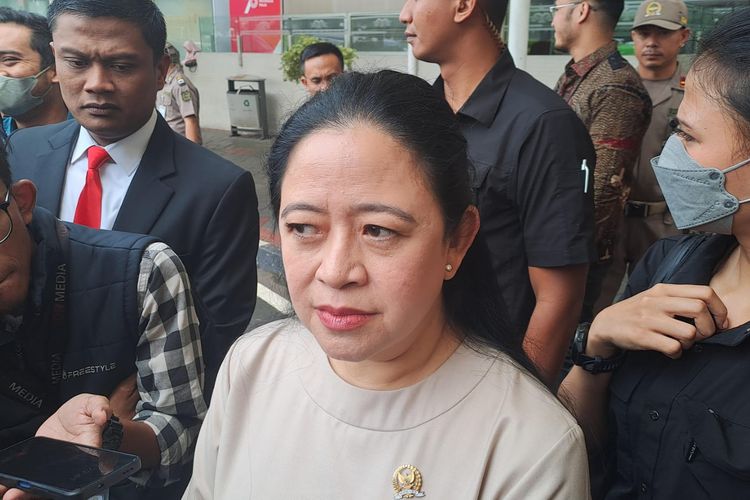 Ketua DPP PDI-P Puan Maharani saat ditemui di Gedung DPR, Senayan, Jakarta, Kamis (4/4/2024). 