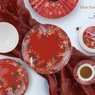 Jelang Imlek, Koleksi Zen Tableware X Dian Sastrowardoyo Hadir dalam Warna Merah