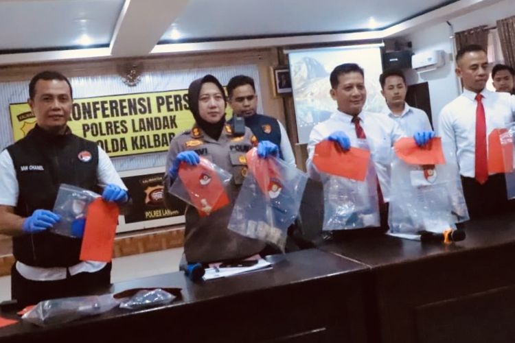 Dua Orang Jadi Tersangka Pembunuhan Ibu dan Anak di Landak, Polisi Sita Puluhan Butir Emas