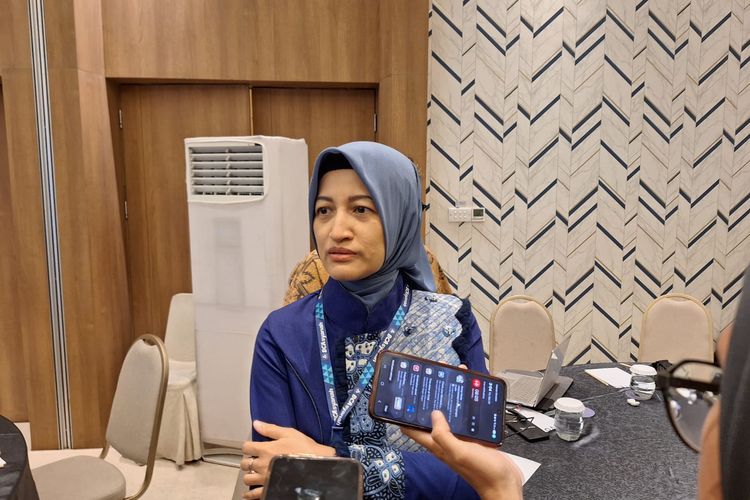 Presiden Direktur BCA Syariah Yuli Melati Suryaningrum usai acara Media Workshop 2025, Jumat (31/10/2025).