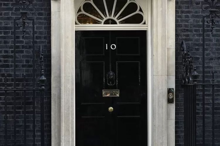 Kantor PM Inggris di Downing Street No 10, London.