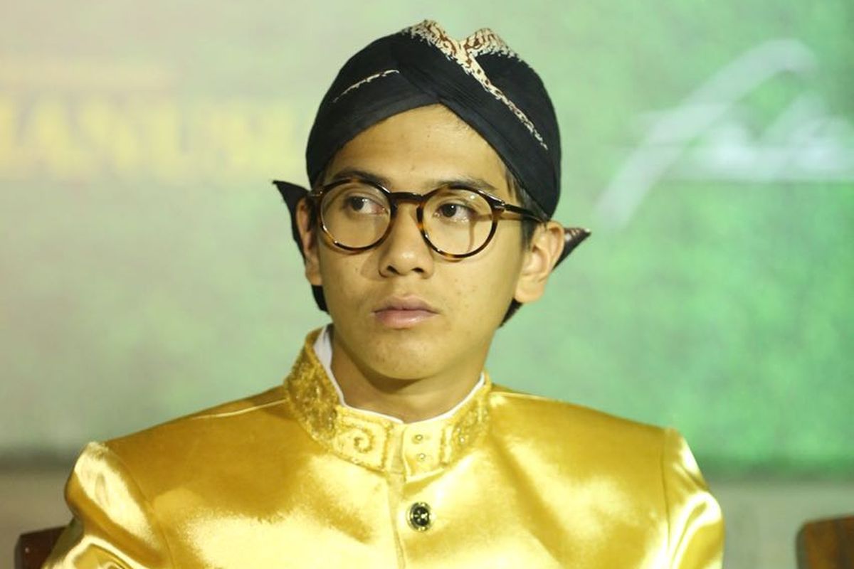 Iqbaal Ramadhan hadir dalam jumpa pers di Studio Alam, Gamplong, Sleman, Yogyakarta, Kamis (24/5/2018) malam.