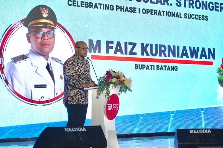 Bupati Batang, M Faiz Kurniawan, menilai kehadiran SEG Solar sebagai sinyal kuat bahwa Batang siap menjadi bagian penting dalam pembangunan ekonomi hijau Indonesia. 