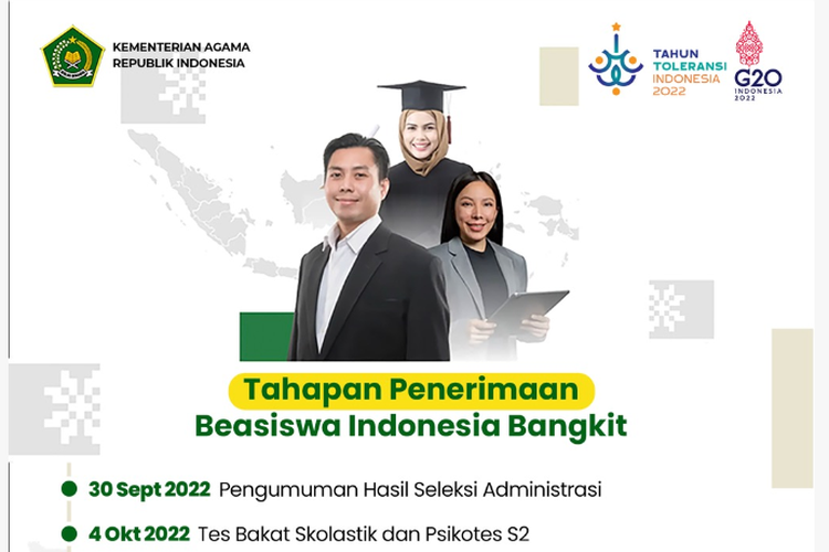 Hasil administrasi beasiswa LPDP Kemenag 2022 diumumkan Jumat 30 September 2022 dan ada tahapan selanjutnya.