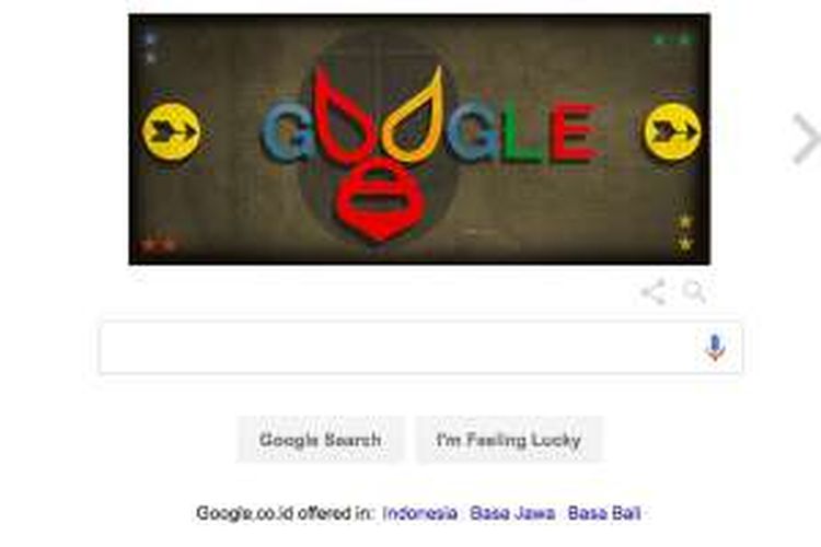 Google Doodle tanggal 23 September 2016 berupa rangkaian slideshow gambar untuk memperingati ulang tahun ke-99 Rodolfo Guzman Huerta alias El Santo