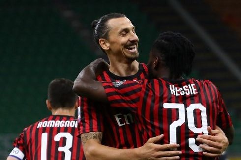 Rapor Pemain AC Milan Vs Juventus, Ibrahimovic Man of The Match