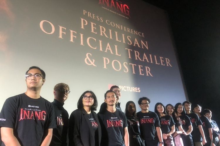 Press conference film Inang di Epicentrum, Jakarta Selatan, Rabu (14/9/2022).
