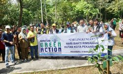 Gelar CSR di Hutan Kota Pekanbaru, BRINS Ikut Meriahkan Hari Bakti Rimbawan Ke-40