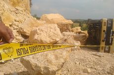 Dua Warga Tewas Dihujani Longsoran Tambang Batu Setinggi 15 Meter di Grobogan, Satu Truk Hancur