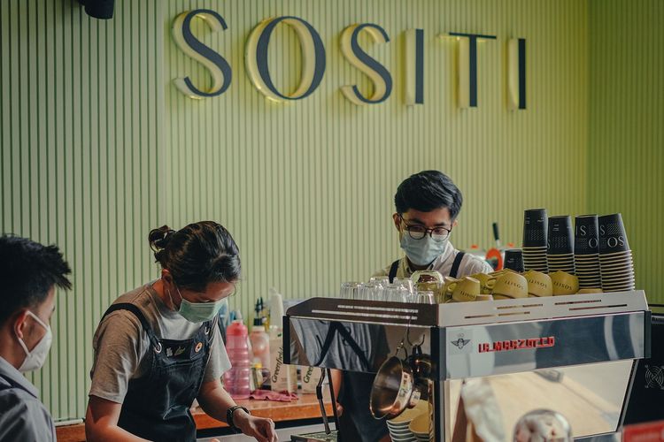 Ilustrasi Sositi Coffee & Bar di BSD, Tangerang.