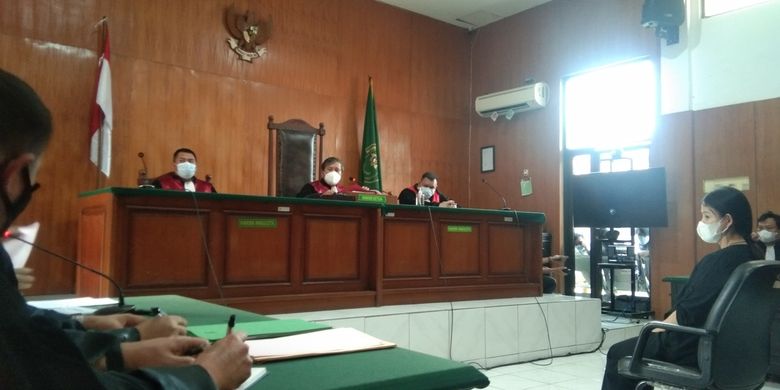Sidang agenda replik di Pengadilan Negeri Karawang, Selasa (23/11/2021).