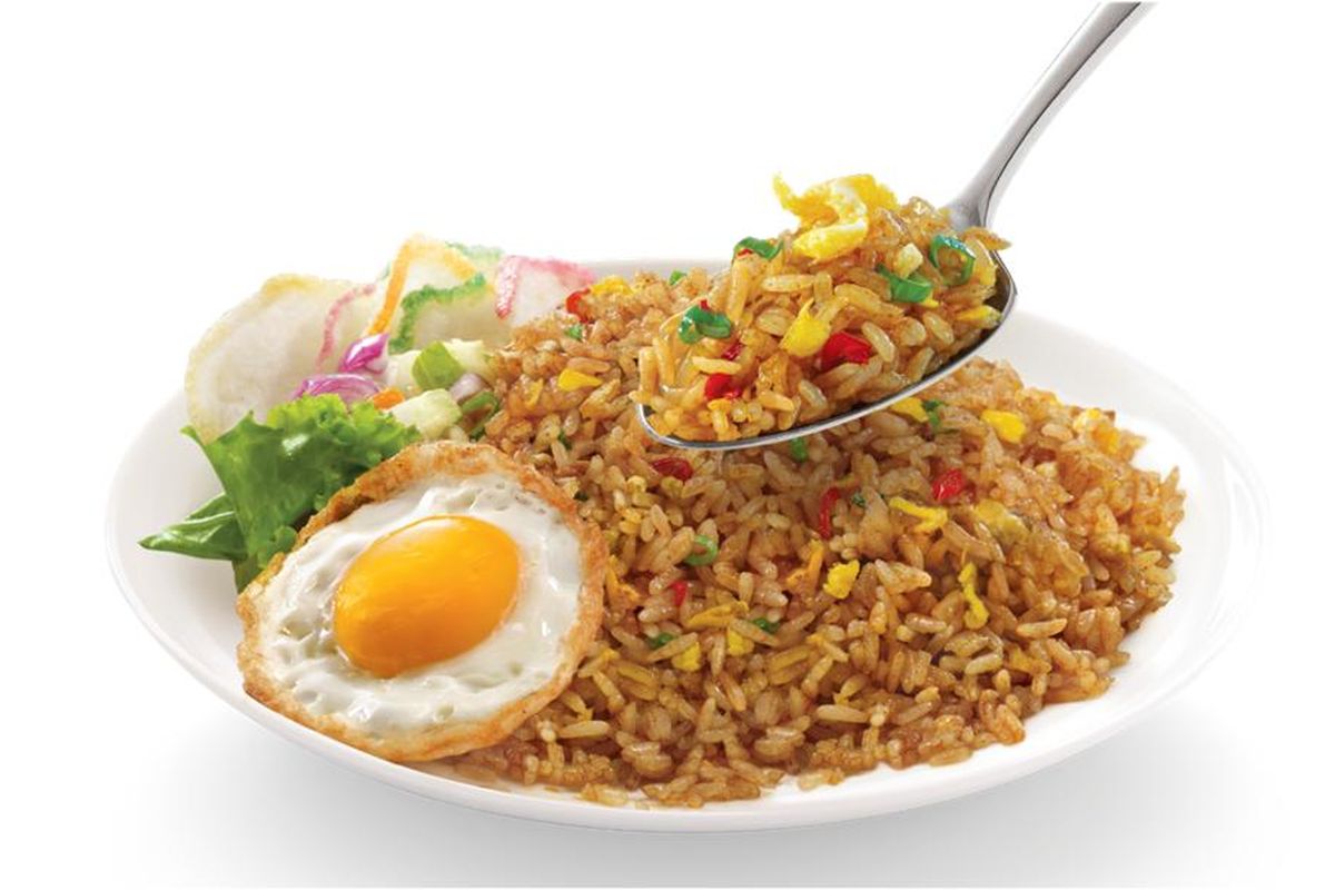 Ilustrasi nasi goreng kecap.