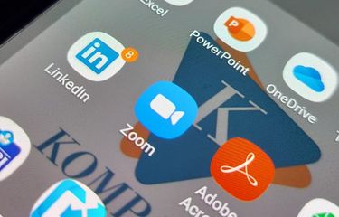 Logo aplikasi Zoom