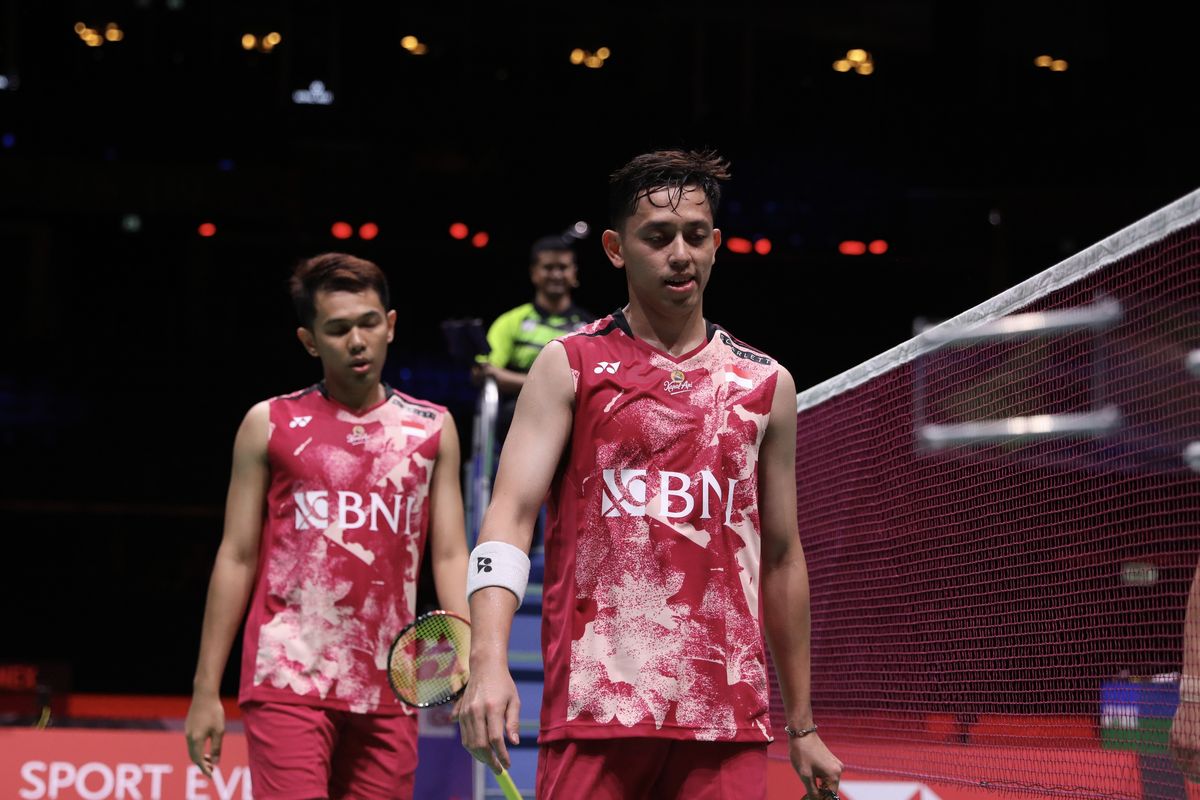 Ganda putra Indonesia, Fajar Alfian/Muhammad Rian Ardianto, kalah dari wakil Taiwan, Lee Jhe-Huei/Yang Po-Hsuan, dalam 32 besar BWF World Championsips 2023.