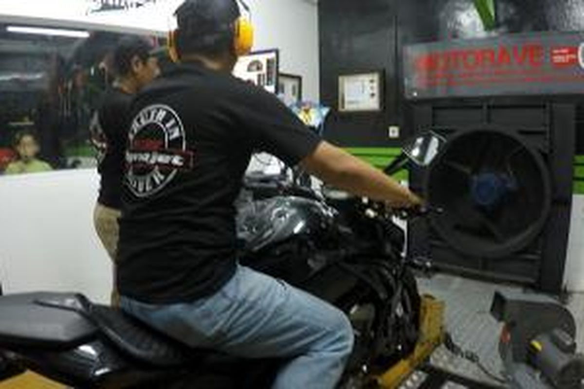 Fasilitas Dynojet di Kawasaki Motorave Cibubur.