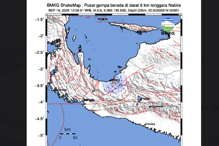Update Gempa Nabire M 6,5: Jembatan Ambles, Rumah Retak, dan Gereja Rusak