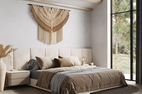 6 Ide Desain Dinding Belakang Tempat Tidur