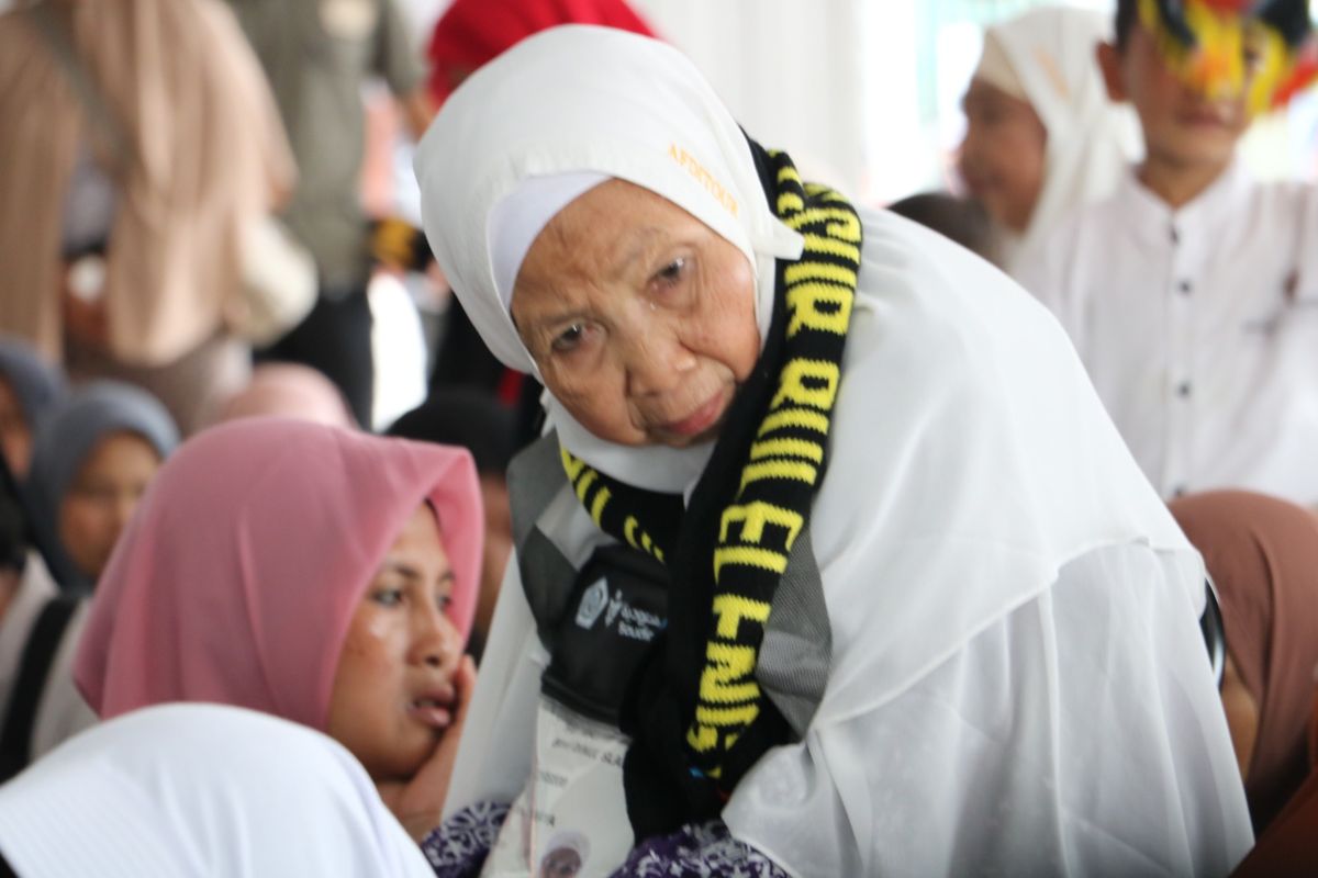Calon jemaah haji tertua dari Provinsi Bali, Siti Maimunah (89).