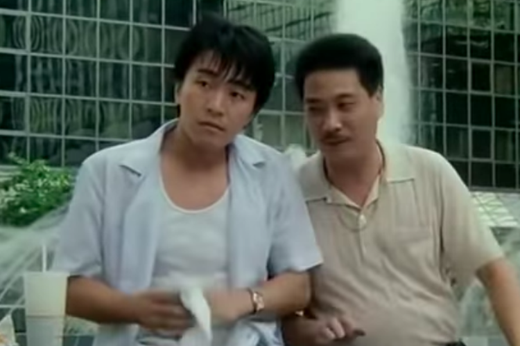 Ng Man-tan dan Stephen Chow dalam film All for The Winner