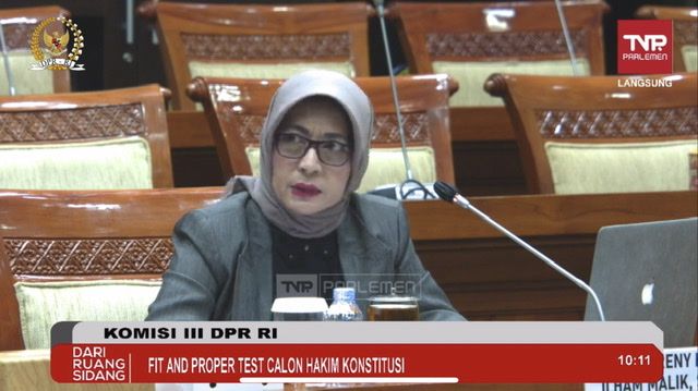 Anggota Komisi III DPR Cecar Calon Hakim MK karena Pernah Beri Diskon Hukuman Jaksa Pinangki