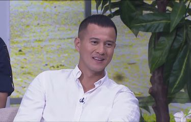 Aktor Herjunot Ali dalam konferensi pers program Ini Sahur Lagi yang bakal tayang selama bulan suci Ramadhan 2022 pukul 02.00 sampai 04.30 WIB di NET TV.