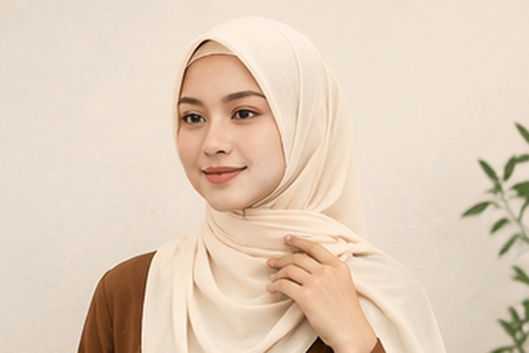 Inspirasi warna jilbab untuk baju coklat, mulai dari hitam, beige, dusty pink, hingga navy agar tampilan makin stylish dan elegan.