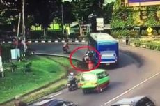 Bahaya Motor Menyalip dari Sisi Kiri Kendaraan Besar