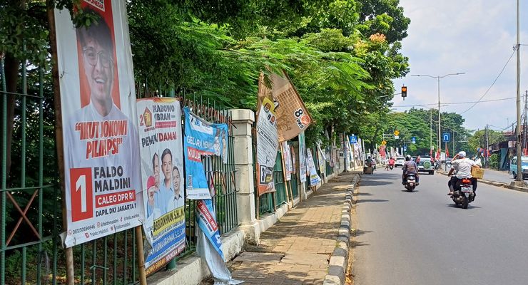 Masuk Masa Tenang, Jalan Raya Bogor Belum Steril dari APK 