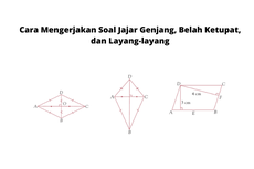 Cara Mengerjakan Soal Jajar Genjang, Belah Ketupat, dan Layang-layang