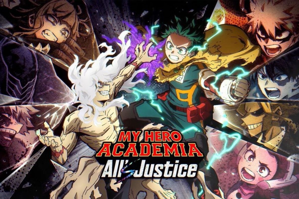 Poster game My Hero academia All's Justice.