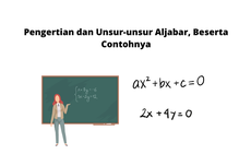 Pengertian dan Unsur-unsur Aljabar, Beserta Contohnya