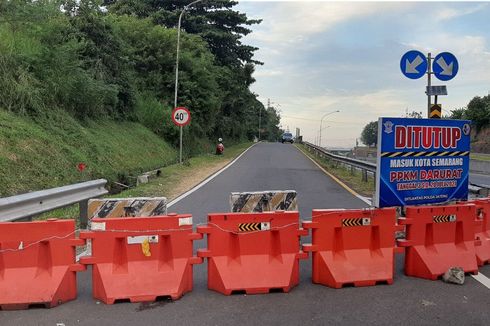 7 Exit Tol Kota Semarang Ditutup, Kendaraan di GT Kalikangkung Diperiksa